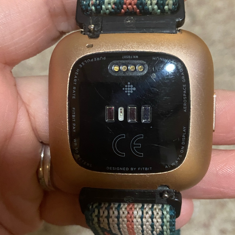 Fitbit Versa 2 with Navy and Copper Accents - Picture 7 of 10